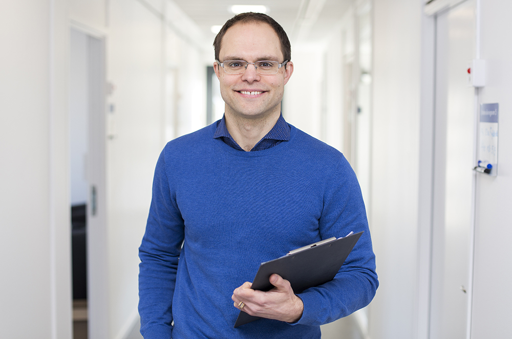 Nils Berginström, psykolog på Neurorehab NUS i Umeå. Foto: EdelPhoto