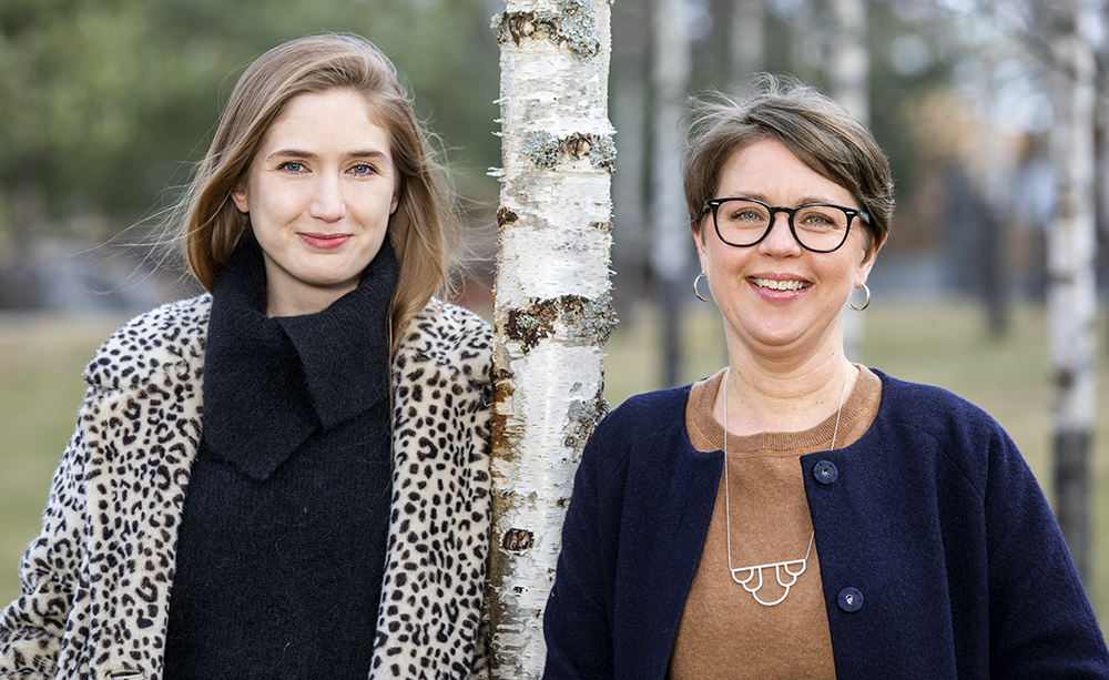 Jenny Westerlund och Malin Pauli, psykologer på RMV. Foto: Gonzalo Irigoyen